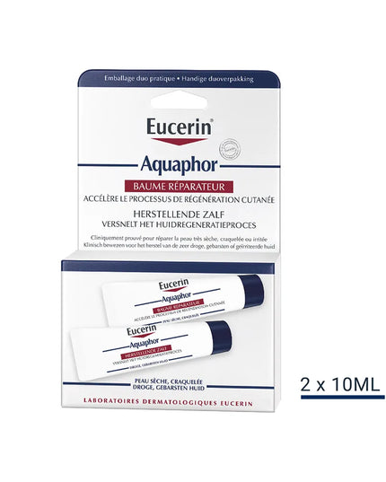 EUCERIN AQUAPHOR Baume Réparateur Cutané - Lot de 2x10ml