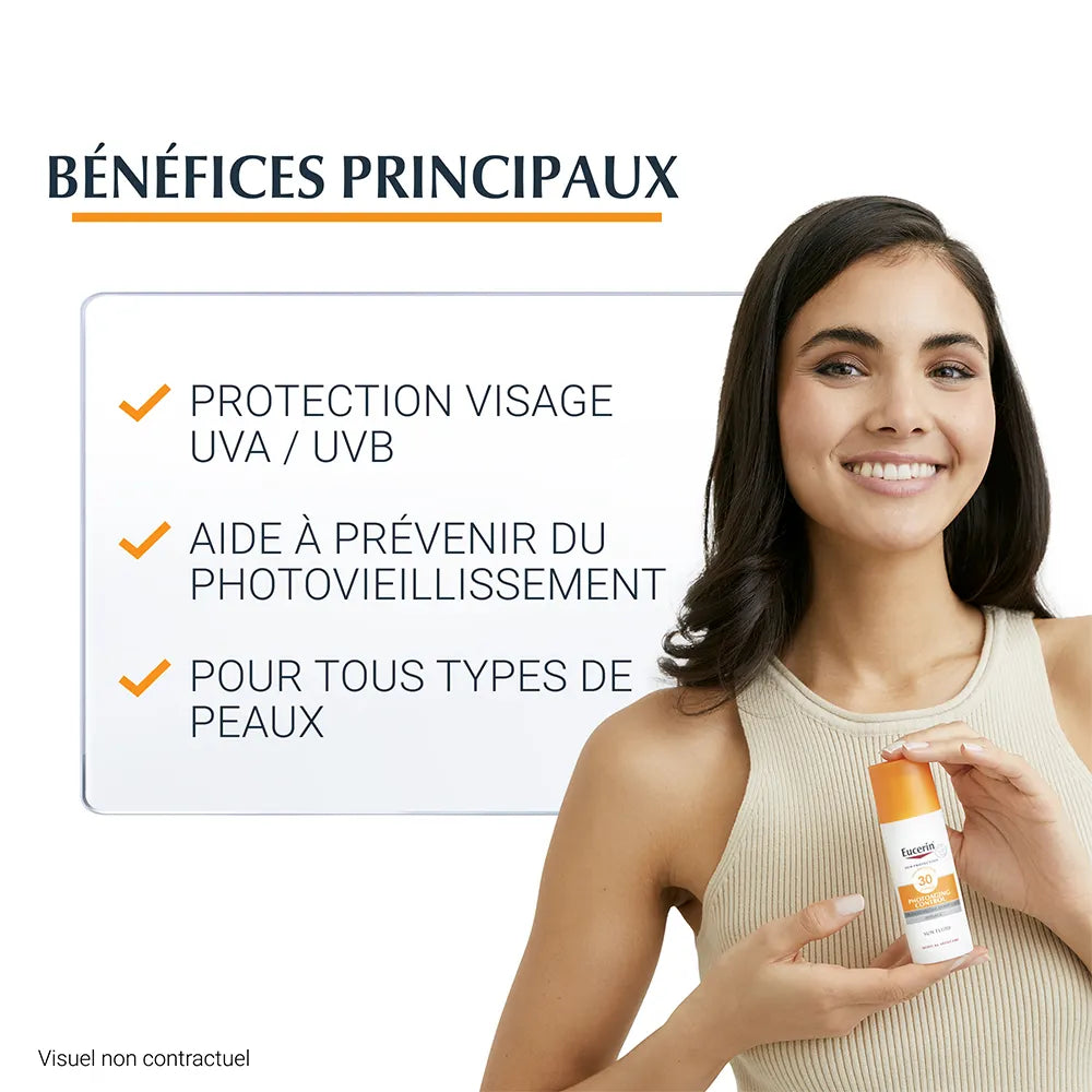EUCERIN SUN PROTECTION SPF50 Fluide Solaire Anti-Âge - 50ml