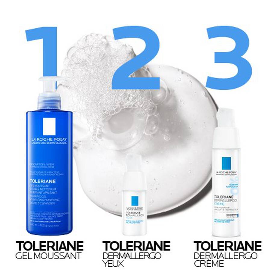 TOLÉRIANE Gel Moussant Nettoyant Purifiant Apaisant - 400ml LA ROCHE POSAY