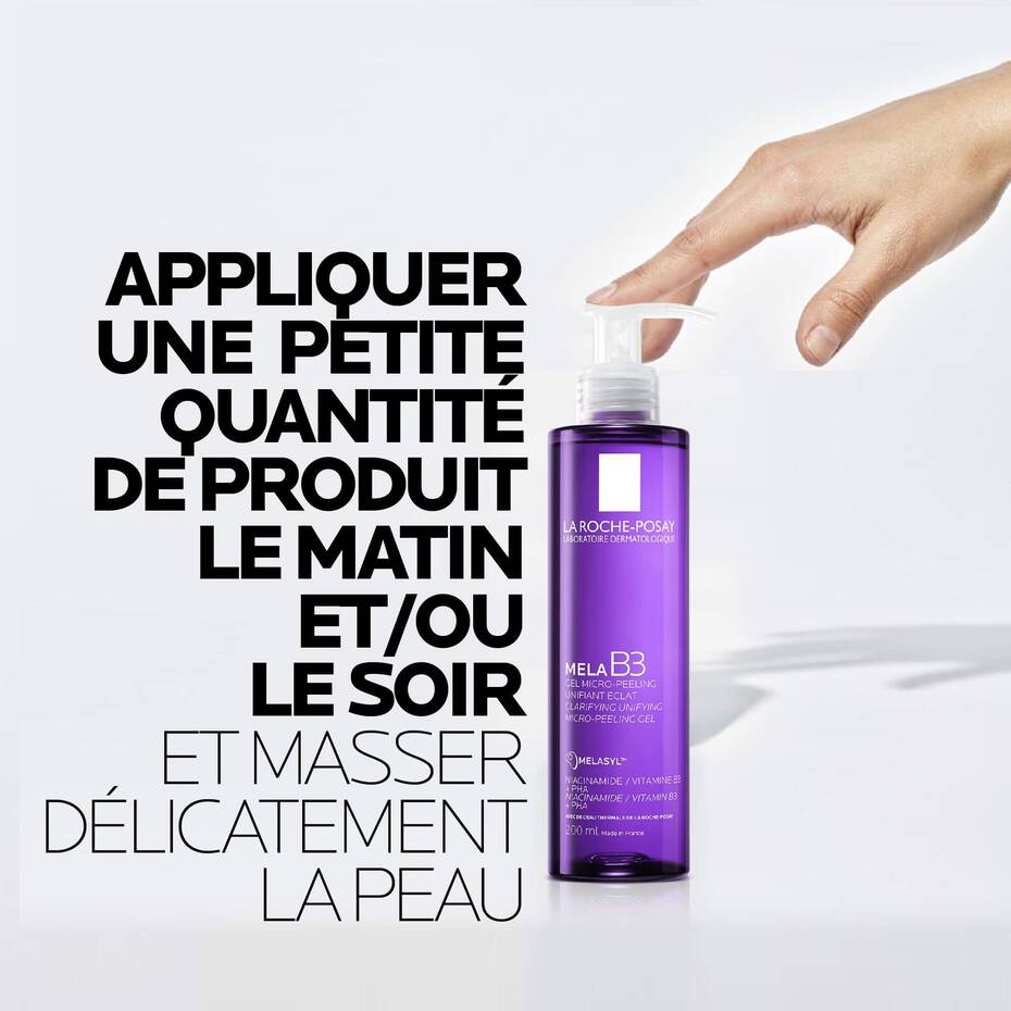 MELA B3 GEl Micro-Peeling Unifiant Eclat - 200ml LA ROCHE POSAY