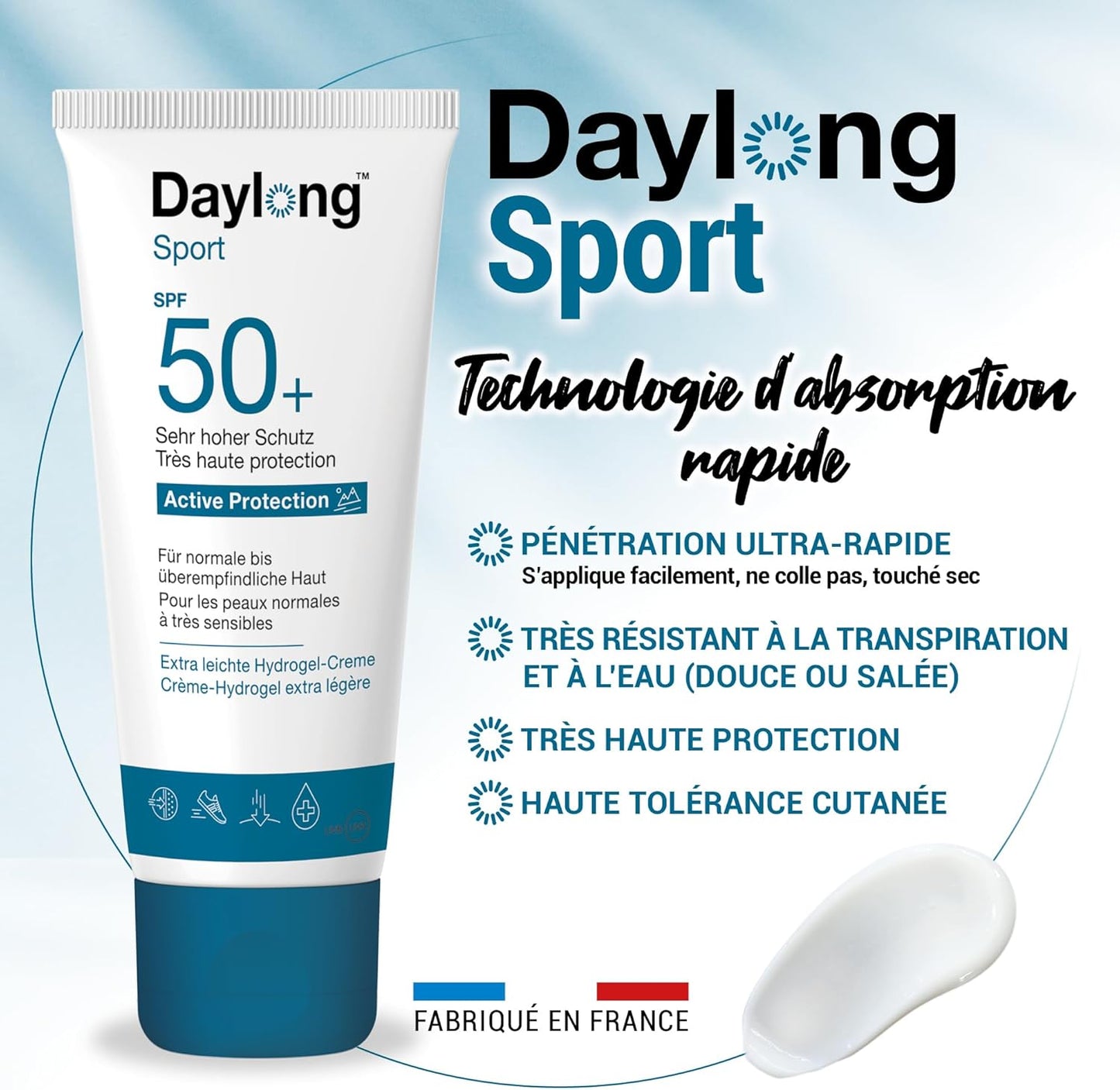 DAYLONG SPORT Crème-Hydrogel Extra Légère SPF50+ - 50ml