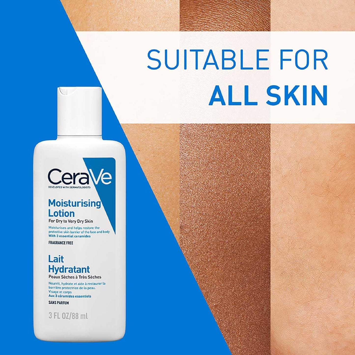CERAVE Lait Hydratant Peaux Sèches - 88ml