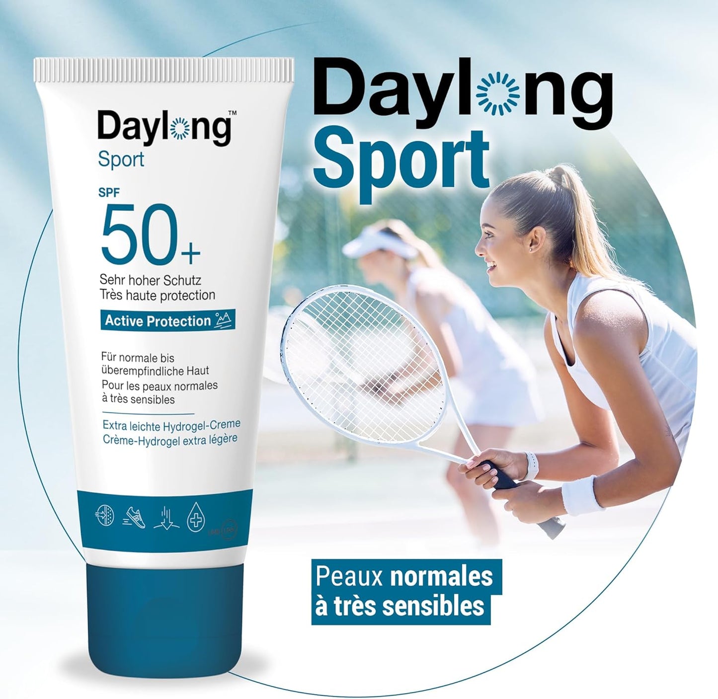 DAYLONG SPORT Crème-Hydrogel Extra Légère SPF50+ - 50ml
