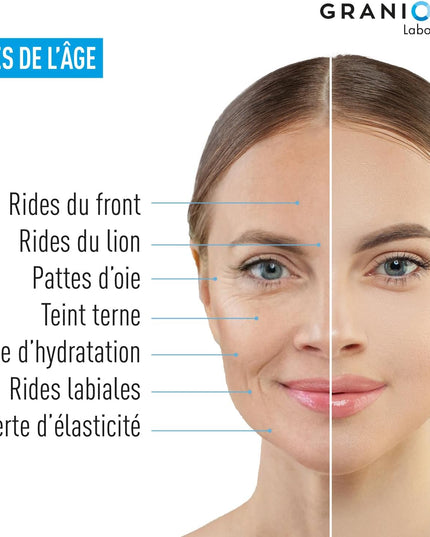 GRANIONS COLLAGENE + ANTI-ÂGE Sublimlift Goût Pêche - 10 Shots
