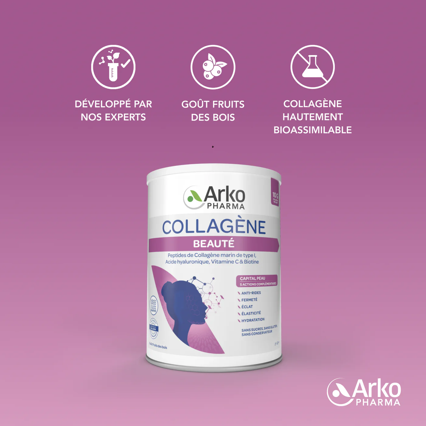 ARKOPHARMA COLLAGÈNE Beauté - Poudre 260g