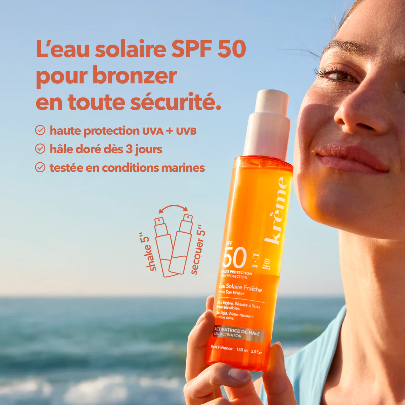 KRÈME EAU SOLAIRE FRAÎCHE SPF50 - 150ml
