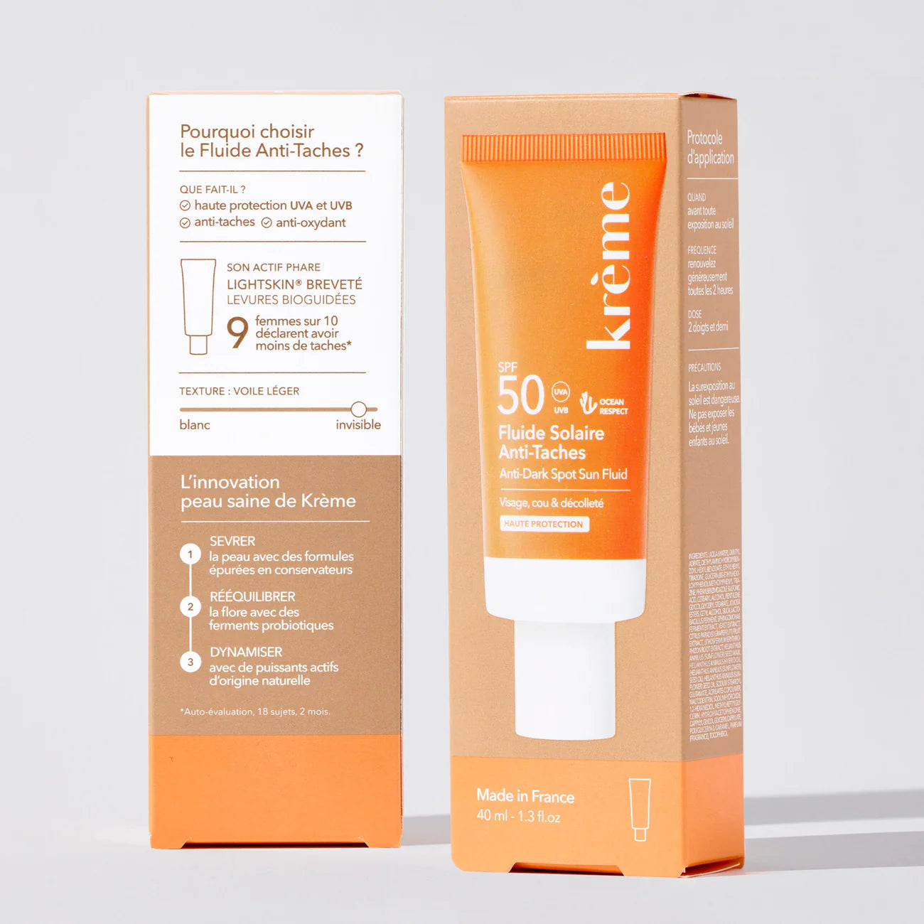 KRÈME FLUIDE SOLAIRE ANTI-TACHE SPF50 - 40ml