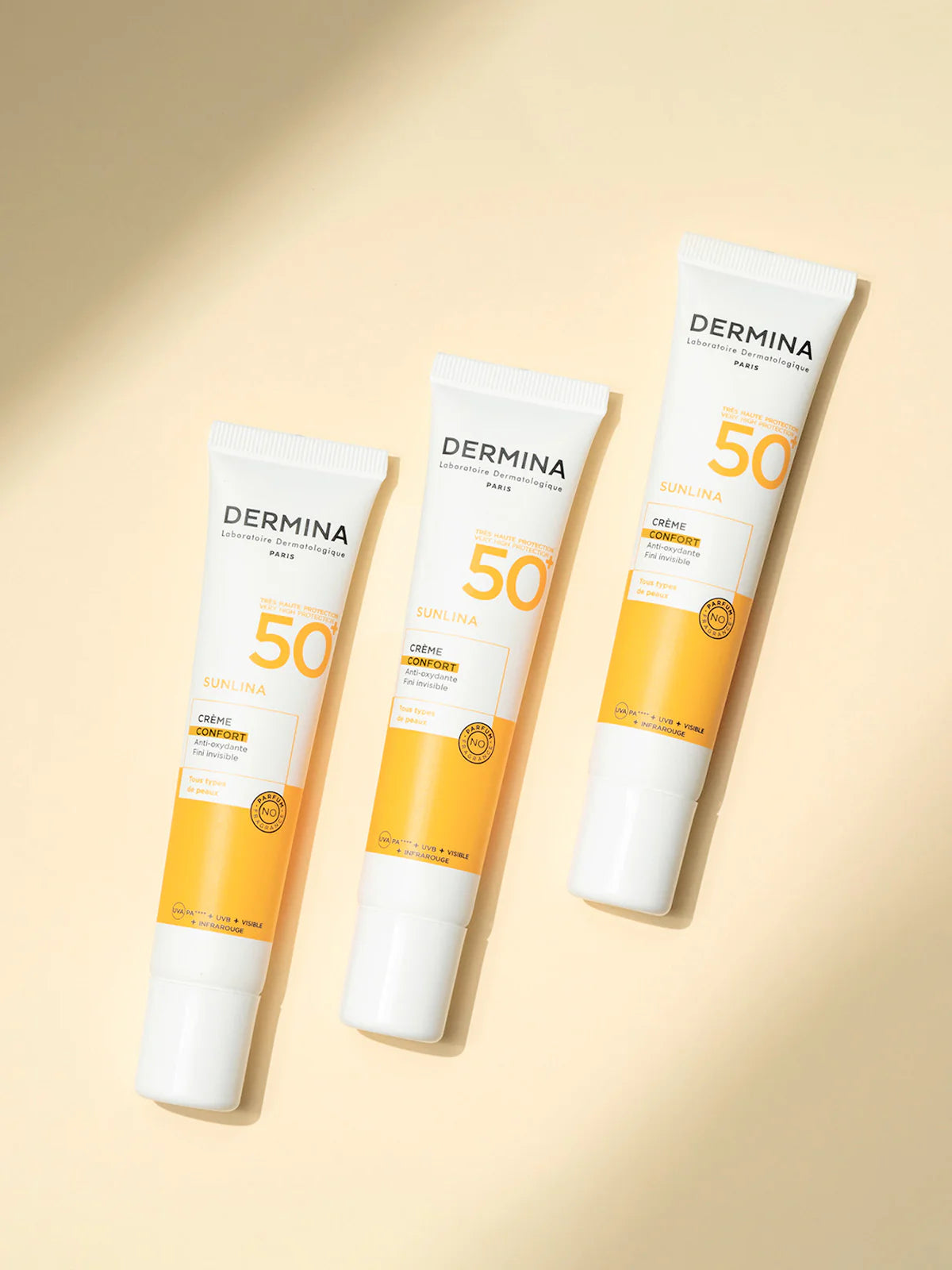 DERMINA SUNLINA Crème Confort SPF50+ - 40ML