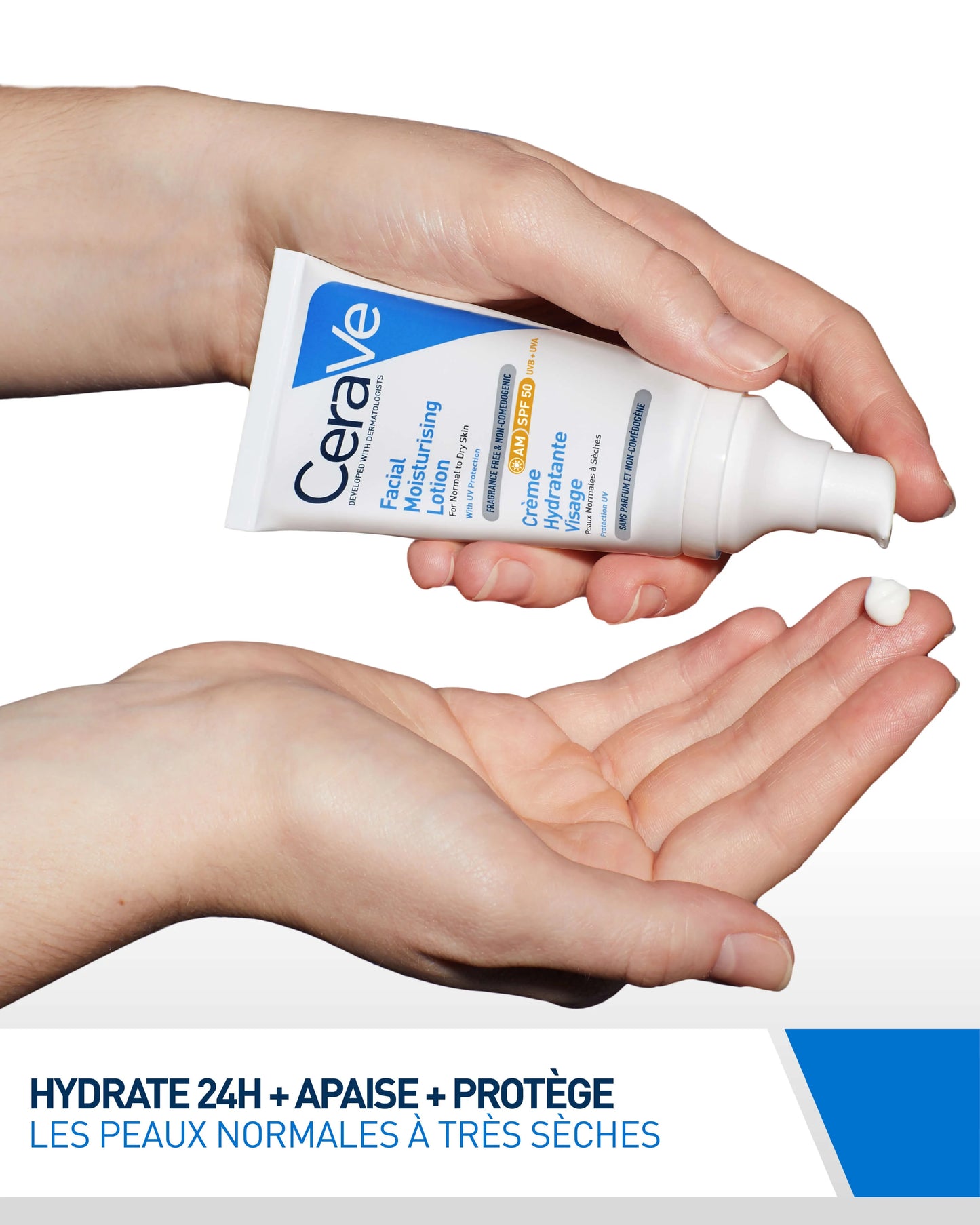 CERAVE Crème Hydratante Visage SPF50 - 52ml