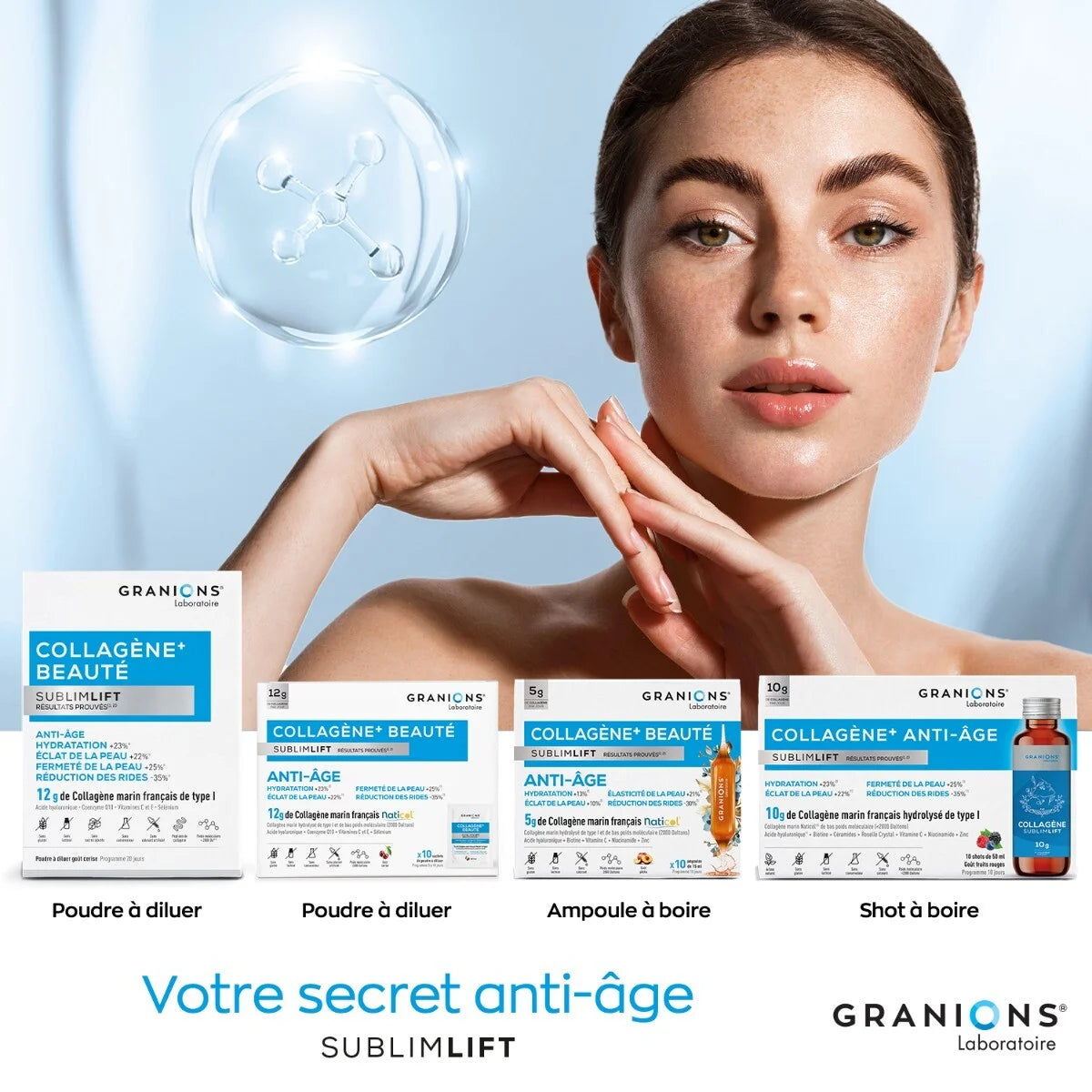 GRANIONS COLLAGENE + BEAUTÉ Sublimlift - 10 Sachets