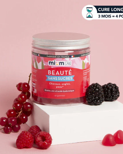 MIUM LAB CHEVEUX ET ONGLES Sans Sucre - 42 Gummies