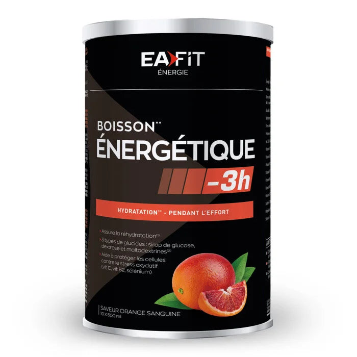 EAFIT BOISSON ENERGETIQUE - 3H Fruits Rouges - 500g