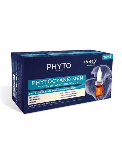 PHYTOCYANE PROGRESSIVE Traitement Antichute Homme - 12x5ml