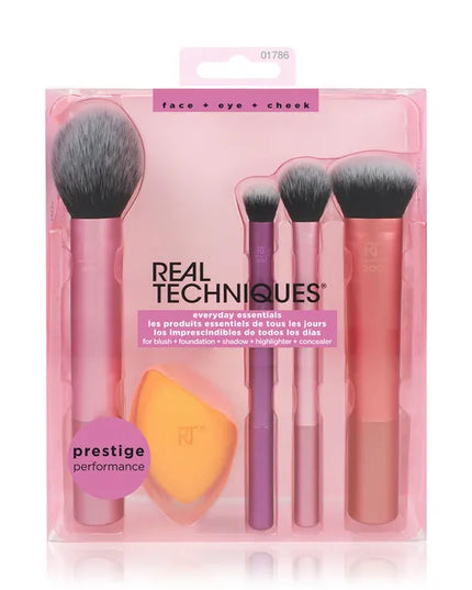 REAL TECHNIQUES Everyday Essential Set Pack de Pinceaux