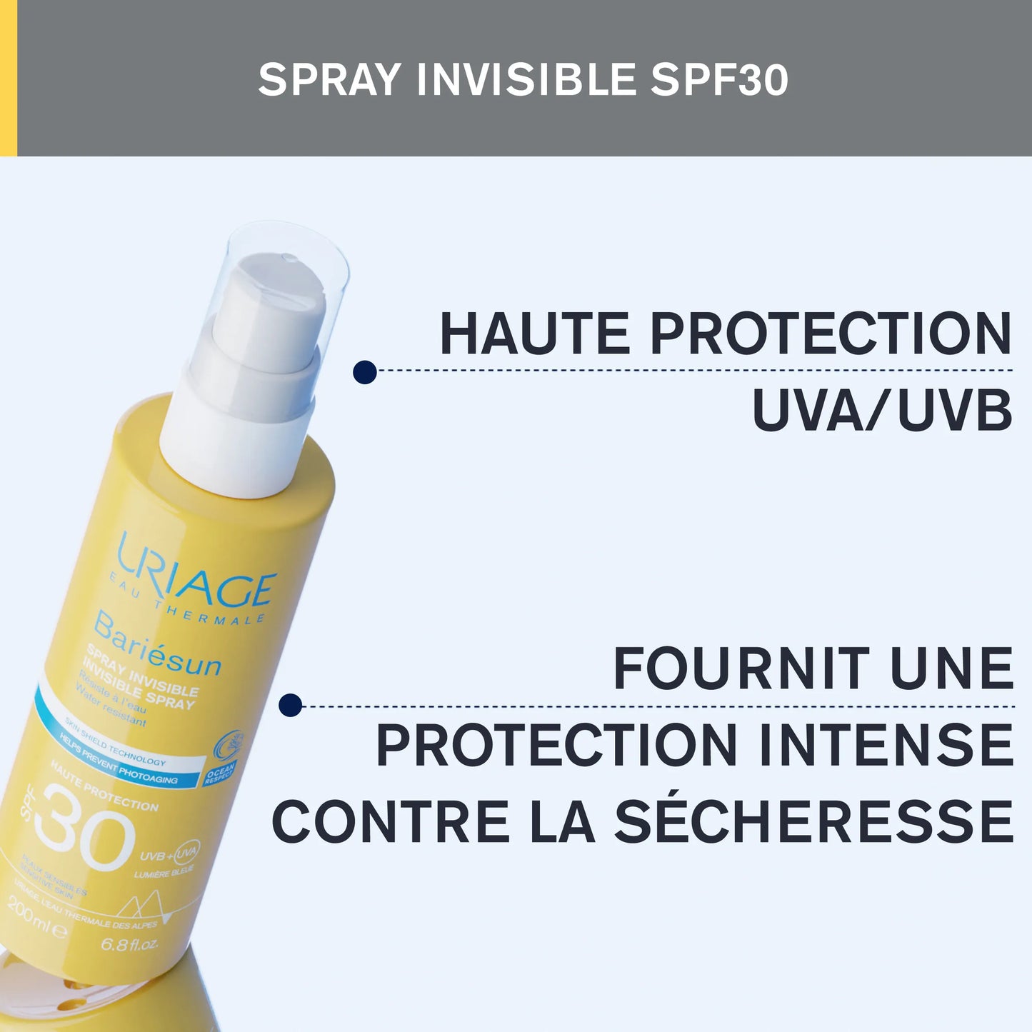 URIAGE BARIESUN Spray Solaire Invisible SPF30 - 200ml