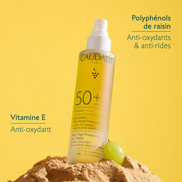 CAUDALIE VINOSUN PROTECT Eau Solaire SPF50+ Très Haute Protection - 150ml