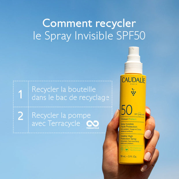 CAUDALIE VINOSUN PROTECT SPF50 Spray Solaire Invisible - 150ml