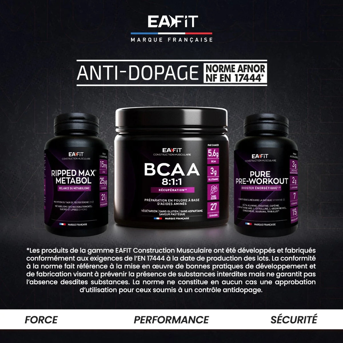 EAFIT PEPTIDES DE COLLAGÈNE Poudre - 300g