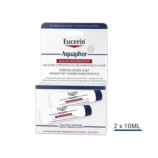EUCERIN AQUAPHOR Baume Réparateur Cutané - Lot de 2x10ml