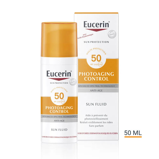 EUCERIN SUN PROTECTION SPF50 Fluide Solaire Anti-Âge - 50ml