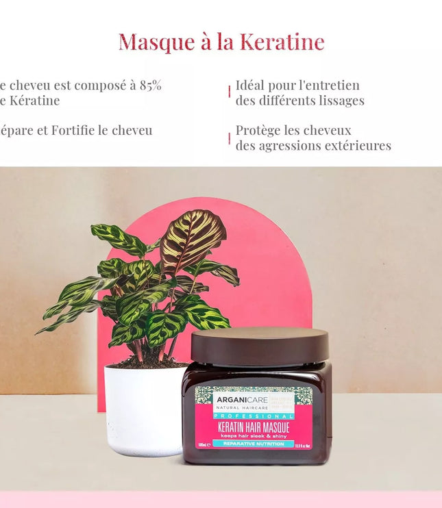ARGANICARE Masque réparateur et nutritif - Kératine