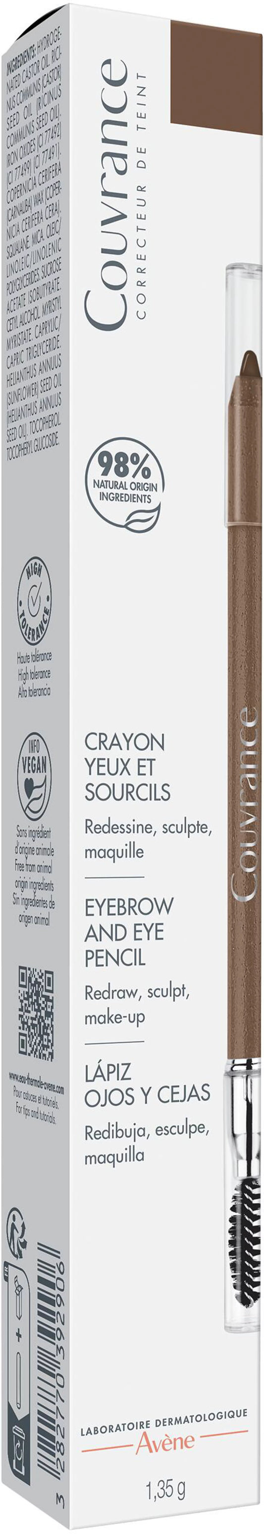 COUVRANCE Crayon Correcteur Sourcils Brun 1,35g AVÈNE