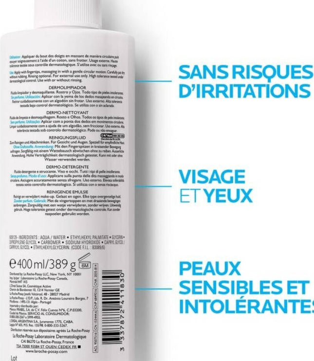 TOLERIANE Dermo-Nettoyant - 400ml LA ROCHE POSAY