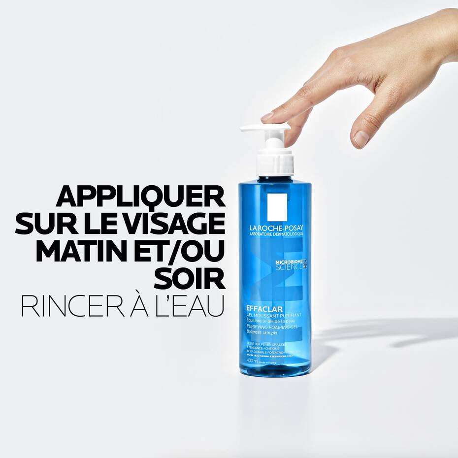 EFFACLAR Gel Moussant Purifiant - 400ml LA ROCHE POSAY