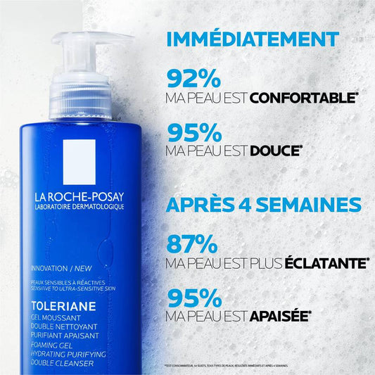 TOLÉRIANE Gel Moussant Nettoyant Purifiant Apaisant - 400ml LA ROCHE POSAY
