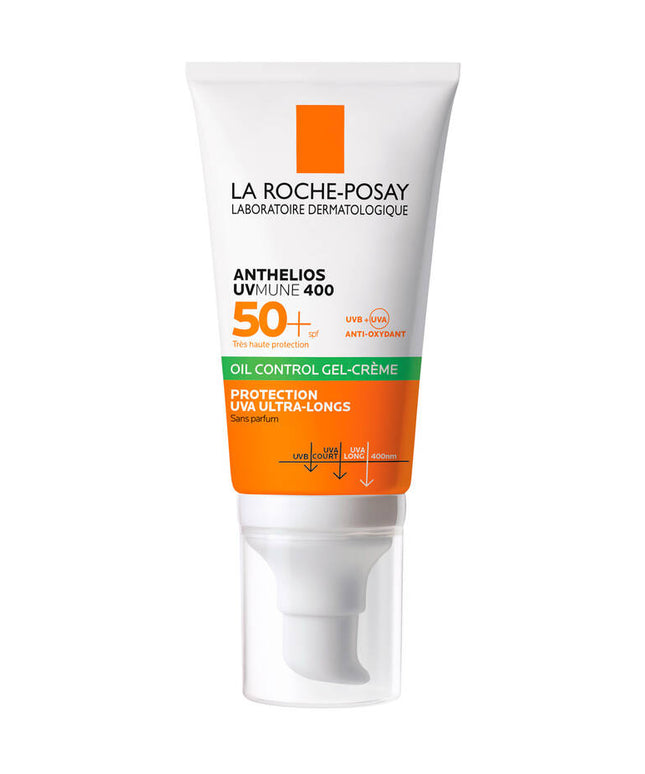 ANTHELIOS UVMUNE 400 Gel Crème Solaire Oil Control Parfumé SPF50+ - 50ml LA ROCHE POSAY
