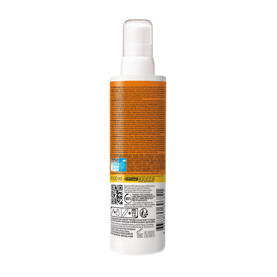 ANTHELIOS SPF30 Spray Solaire Invisible - 200ml LA ROCHE POSAY