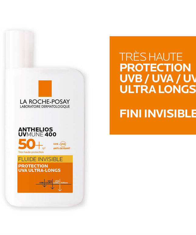 ANTHELIOS UVMUNE 400 Fluide Solaire Invisible sans Parfum SPF50+ - 50ml LA ROCHE POSAY