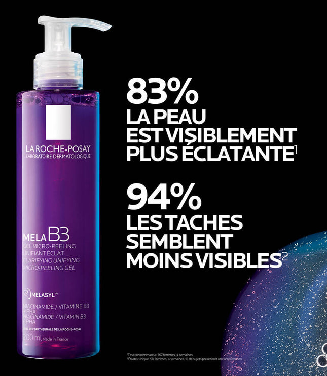 MELA B3 GEl Micro-Peeling Unifiant Eclat - 200ml LA ROCHE POSAY