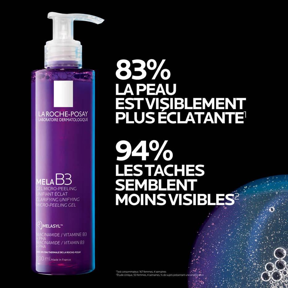 MELA B3 GEl Micro-Peeling Unifiant Eclat - 200ml LA ROCHE POSAY