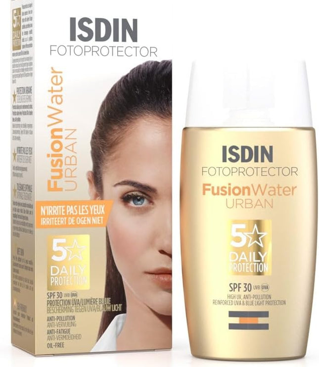 ISDIN FOTOPROTECTOR FUSION WATER MAGIC URBAN Crème Solaire SPF30 - 50ml