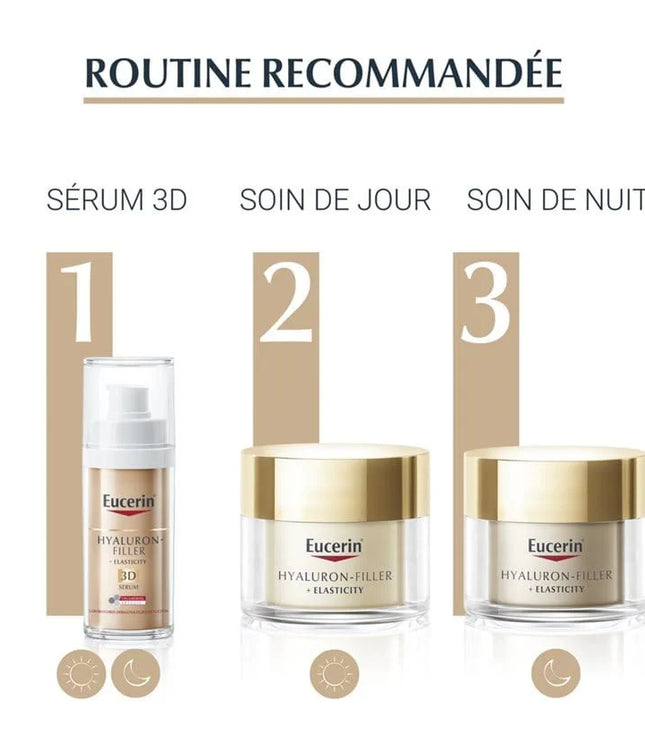 EUCERIN HYALURON FILLER + ELASTICITY Soin de Nuit - 50ml