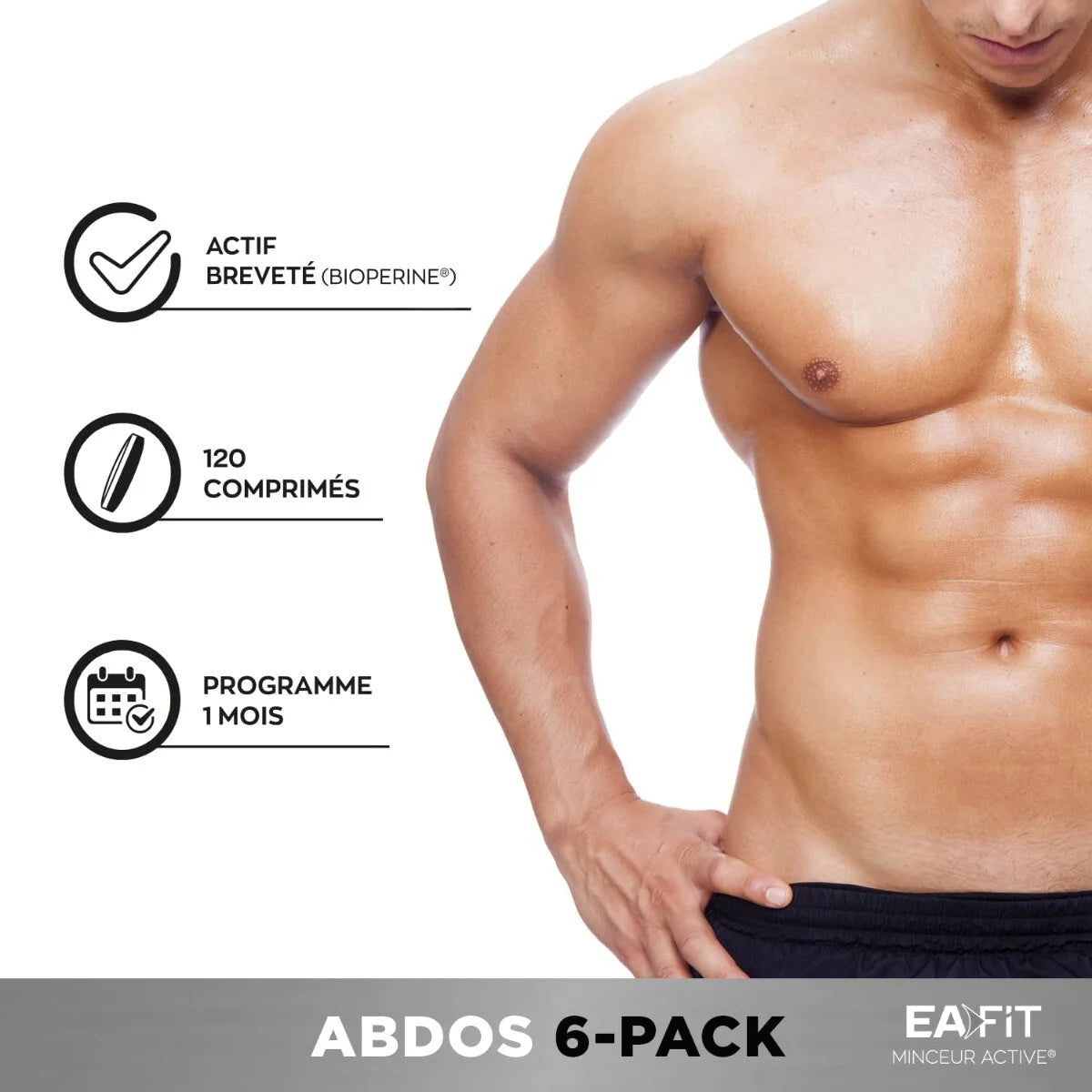EAFIT ABDOS 6-PACK - 120 comprimés