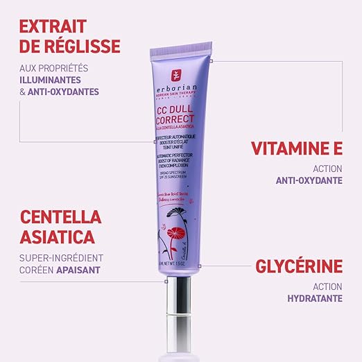 ERBORIAN CC DULL CORRECT à la Centella Asiatica 45ml