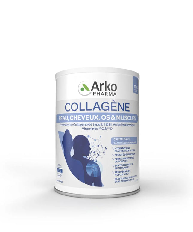 ARKOPHARMA COLLAGÈNE Peau Cheveux Os et Muscles - Poudre 260g