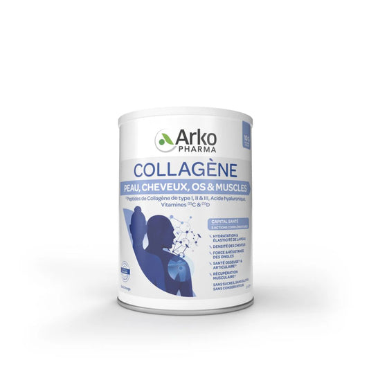 ARKOPHARMA COLLAGÈNE Peau Cheveux Os et Muscles - Poudre 260g