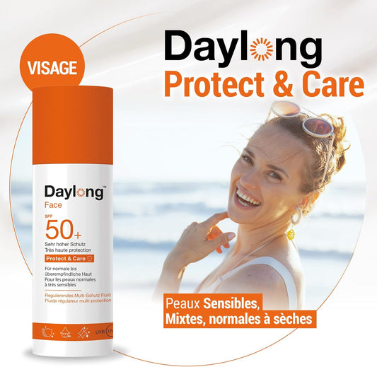 DAYLONG FACE Fluide Régulateur Multi-Protection SPF50+ - 50ml