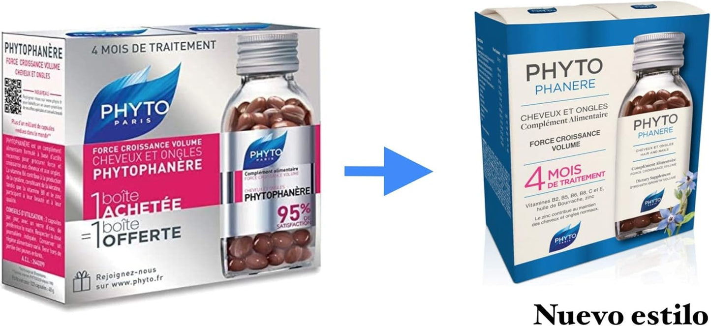 PHYTOPHANERE Force Croissance Volume - 240 Capsules