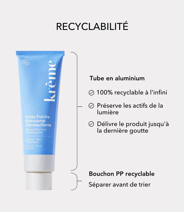 KRÈME GELÉE FRAÎCHE NETTOYANTE DÉMAQUILLANTE - 150ml