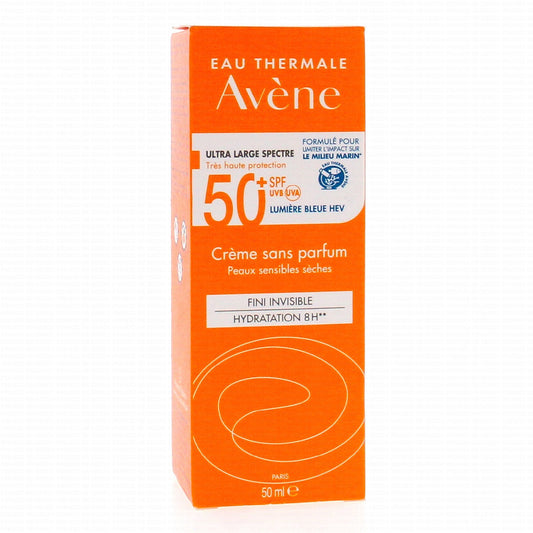 AVÈNE SOLAIRE Fluide Sans Parfum SPF50+ - 50ml