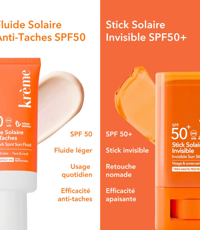 KRÈME STICK SOLAIRE INVISIBLE SPF50+ - 19g