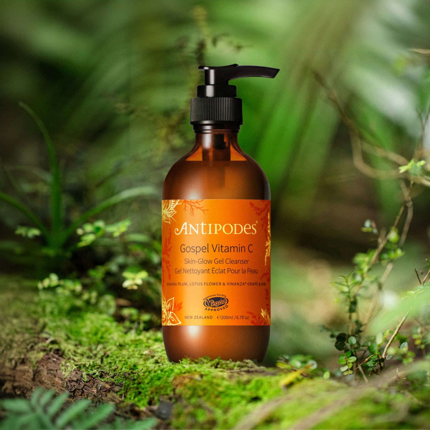 ANTIPODES GOSPEL Vitamin C Gel Nettoyant Éclat Pour la Peau - 200ml