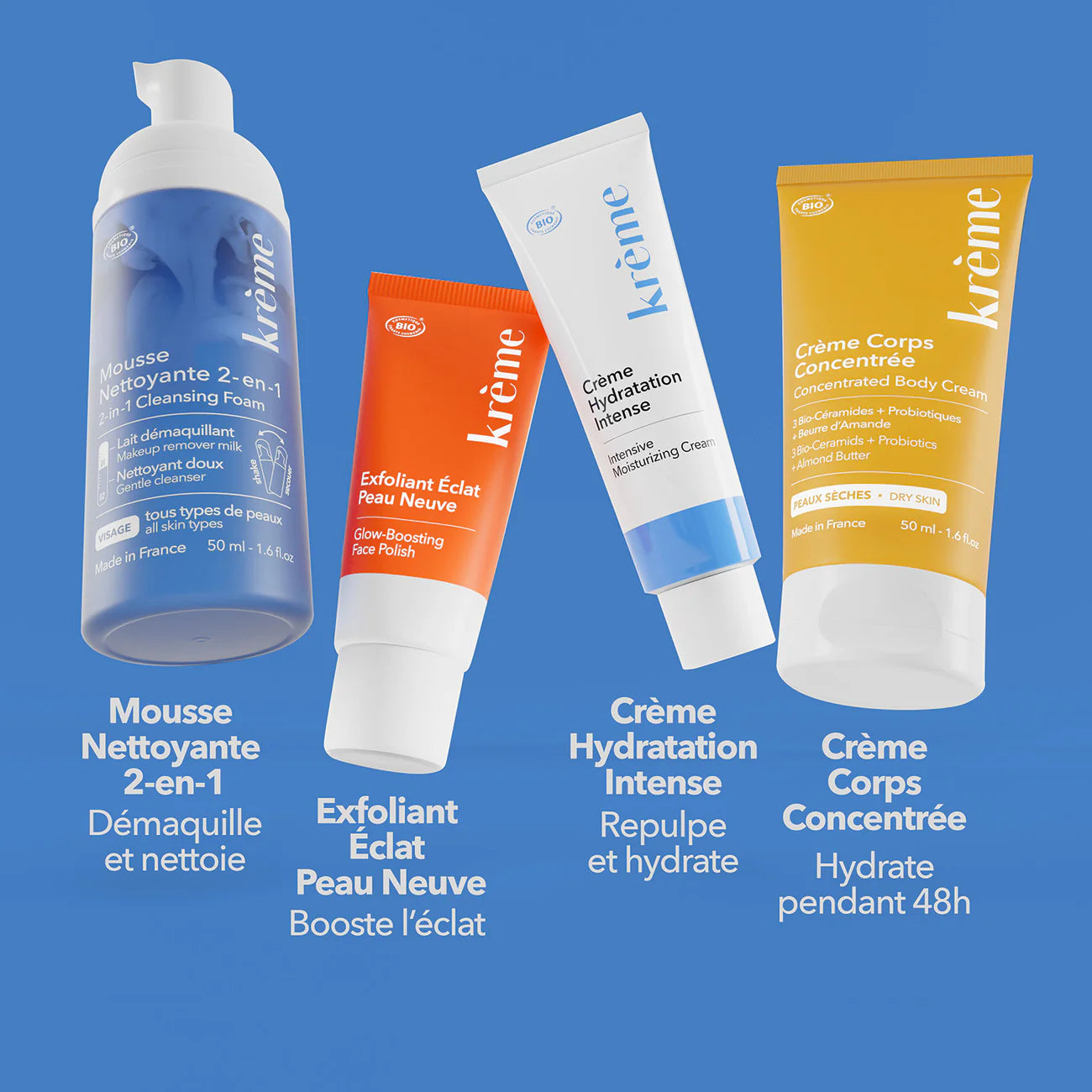 KRÈME MES SOINS VISAGES ESSENTIELS Trousse de Voyage