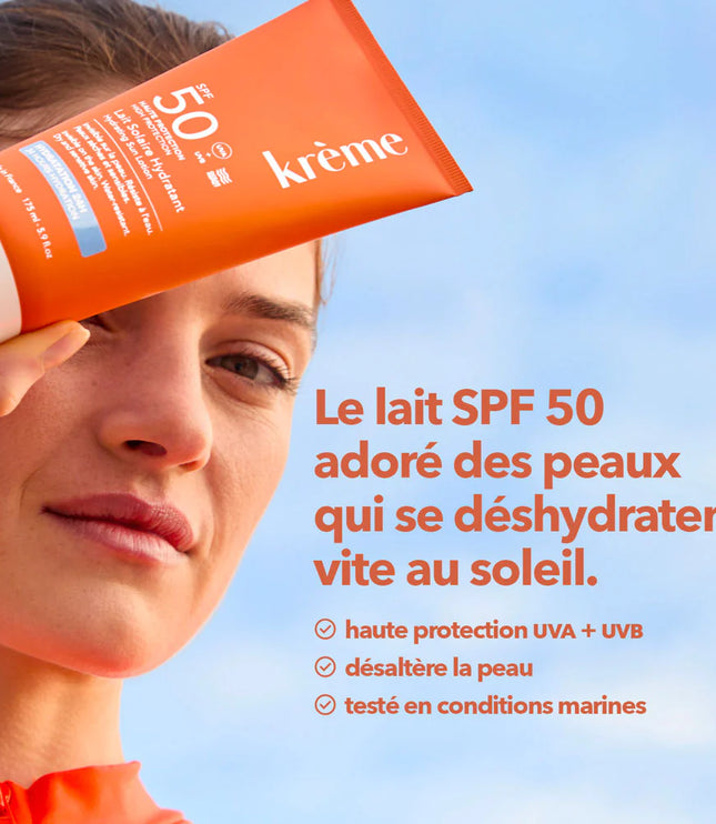 KRÈME LAIT SOLAIRE HYDRATANT SPF50 - 175ml