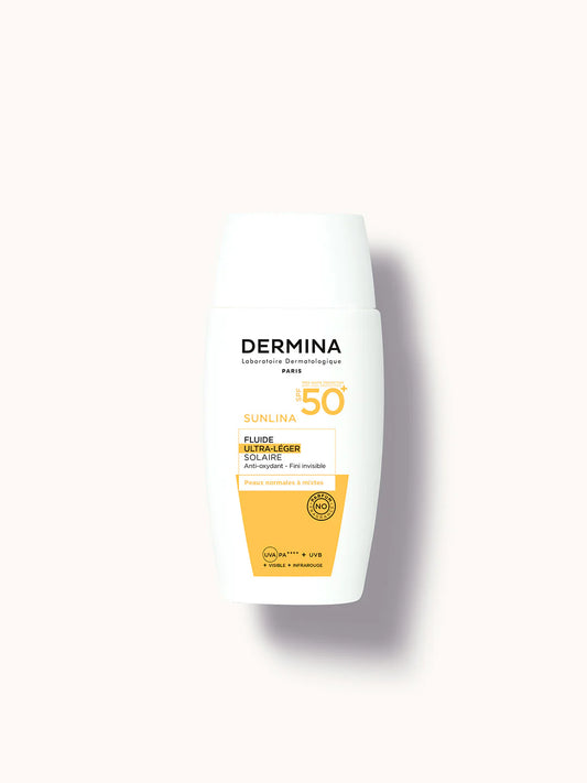 DERMINA SUNLINA SPF50+ Fluide Ultra-Léger - 50ml