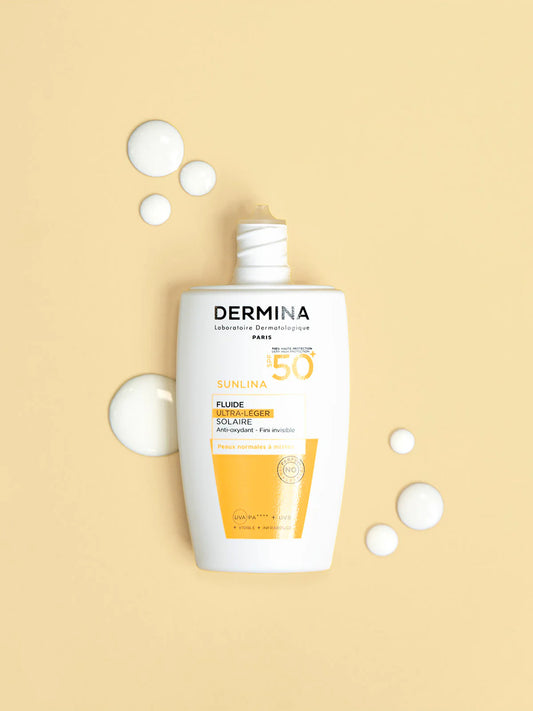 DERMINA SUNLINA SPF50+ Fluide Ultra-Léger - 50ml
